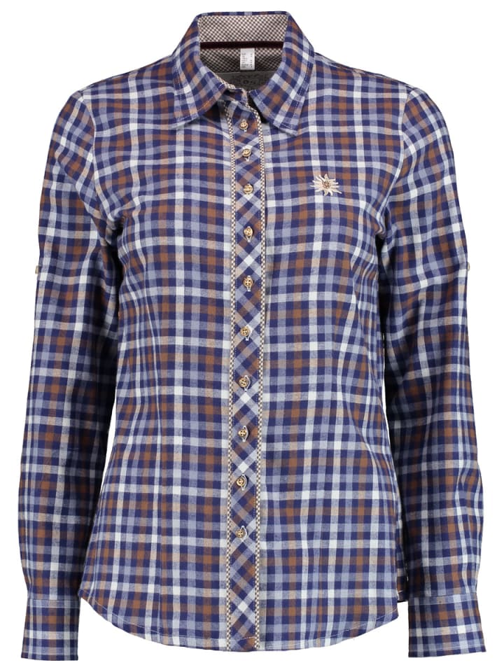 OS-Trachten Традиционная блузка Пивори средне-коричневого цвета
OS-Trachten Традиционная блузка Пивори средне-коричневого цвета