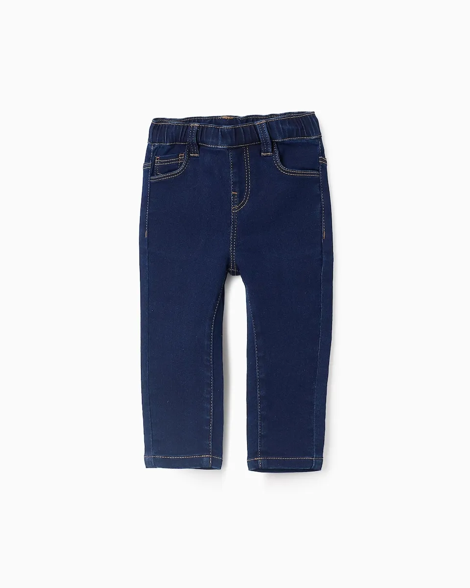 Детские джинсы с эластичным и регулируемым поясом Zippy, темно-синий
Детские джинсы с эластичным и регулируемым поясом Zippy, темно-синий