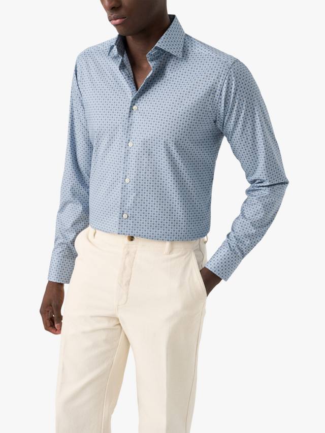 Футболка с цветочным принтом из хлопкового твила Eton, Mid Blue
Футболка с цветочным принтом из хлопкового твила Eton, Mid Blue