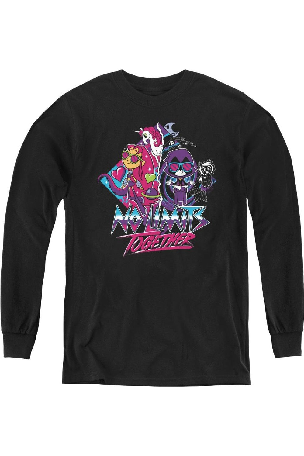 Футболка с длинным рукавом Teen Titans Go To The Movies No Limits для подростков Gildan, черный
Футболка с длинным рукавом Teen Titans Go To The Movies No Limits для подростков Gildan, черный