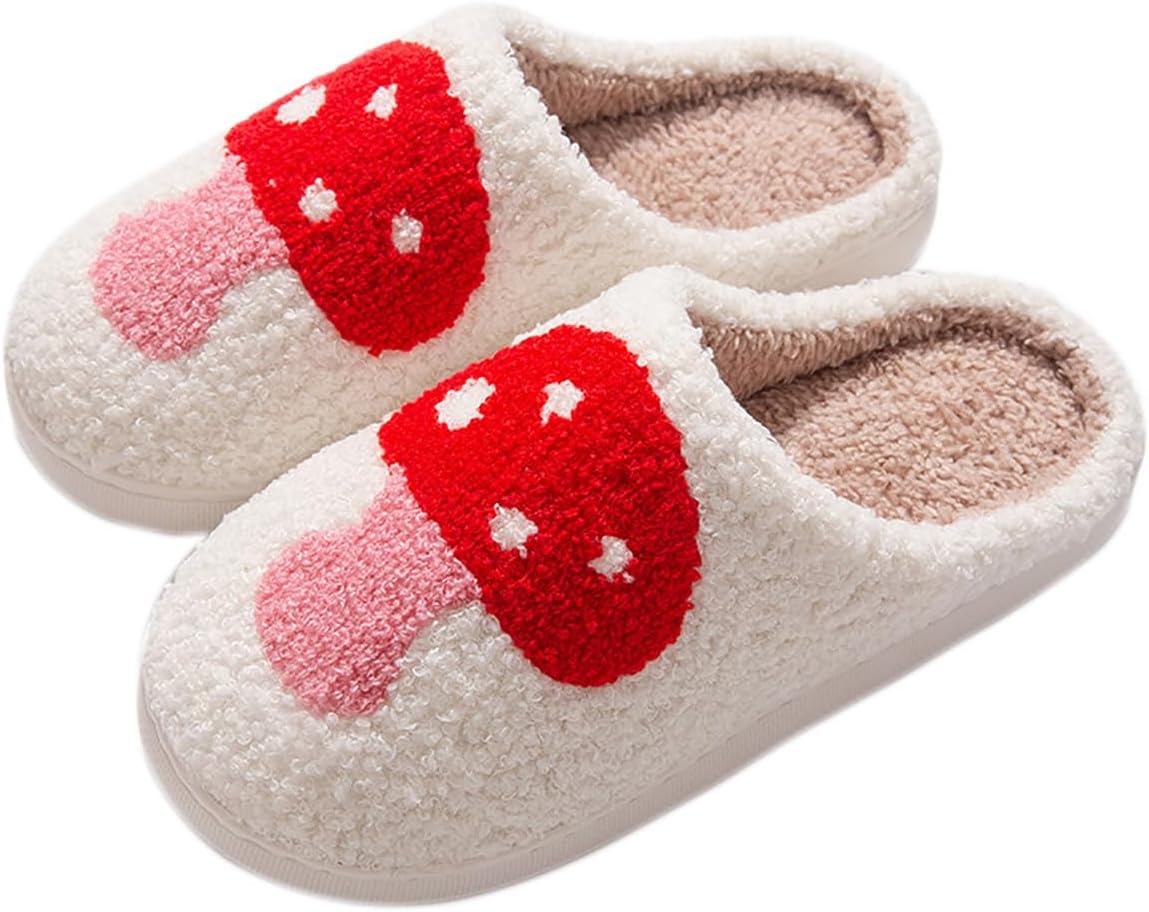 Забавные сланцы QBTZJ на Хэллоуин для женщин и мужчин, милые плюшевые теплые удобные легкие тапочки для пар, Mushroom
Забавные сланцы QBTZJ на Хэллоуин для женщин и мужчин, милые плюшевые теплые удобные легкие тапочки для пар, Mushroom