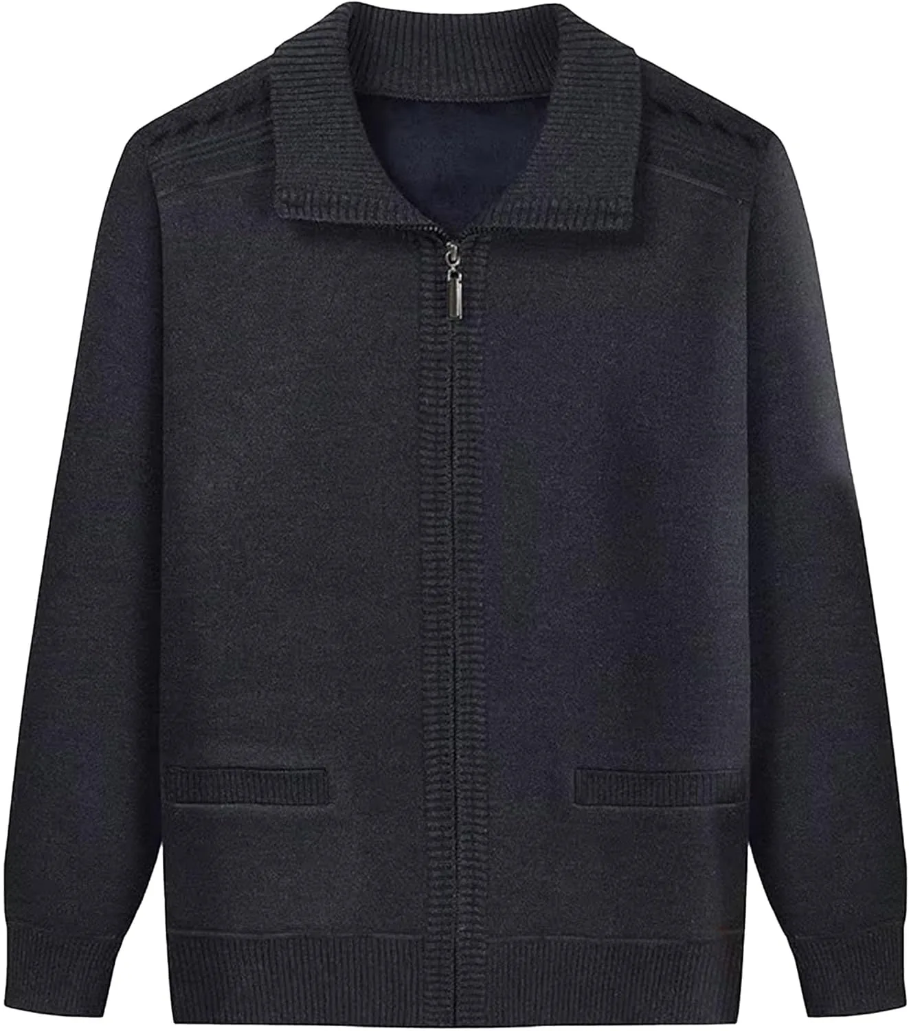 Мужской кардиган с длинными рукавами и молнией
Мужской кардиган с длинными рукавами и молнией