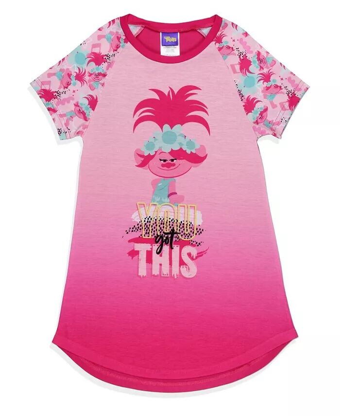 Пижамная ночная рубашка для девочек Dreamworks You Got This Poppy Pajama Trolls, розовый
Пижамная ночная рубашка для девочек Dreamworks You Got This Poppy Pajama Trolls, розовый