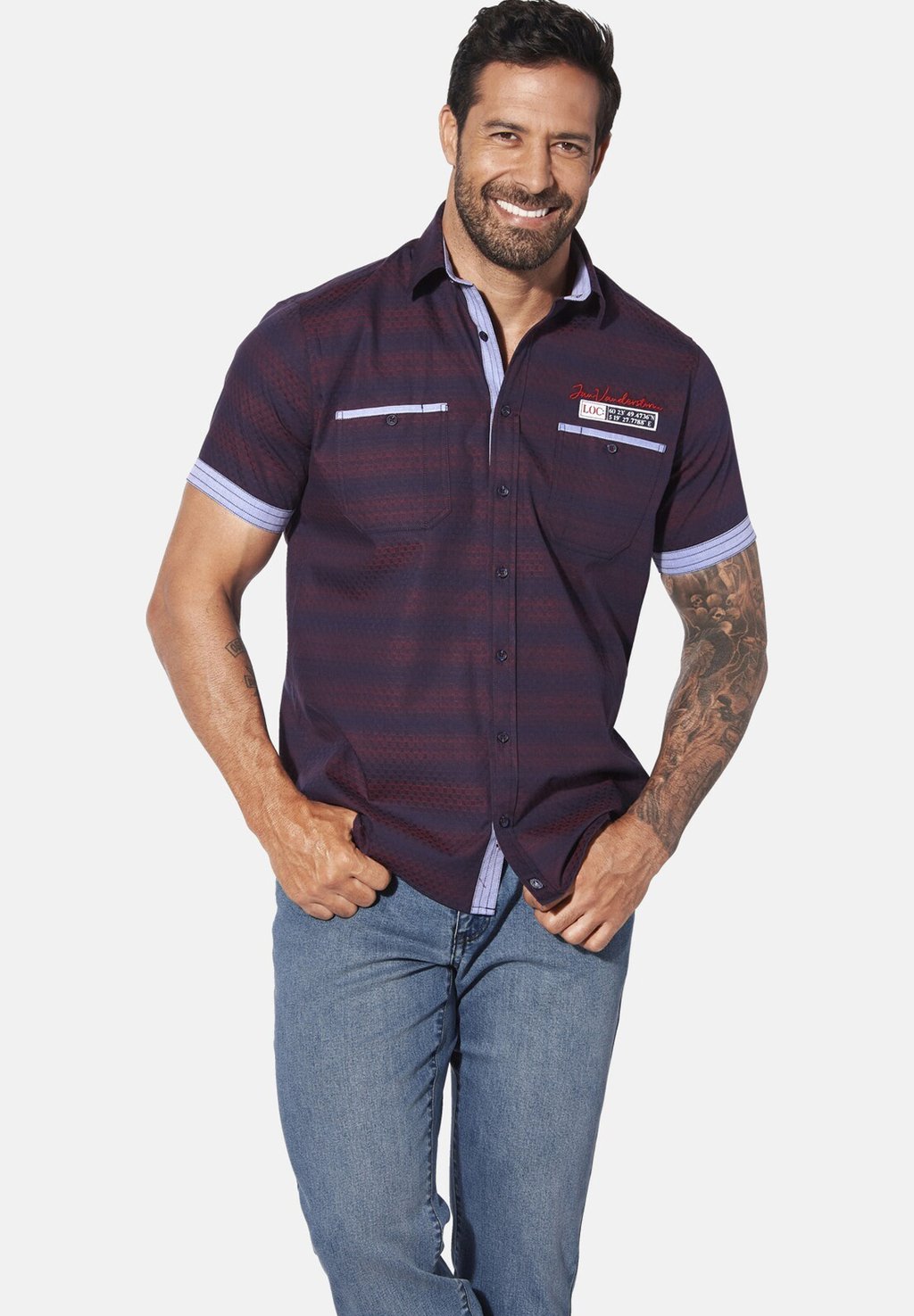 Рубашка KURZARM LEIKVARD Jan Vanderstorm, темно-красный
Рубашка KURZARM LEIKVARD Jan Vanderstorm, темно-красный