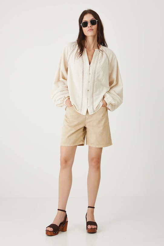 Хлопковая блузка Medicine, бежевый
Хлопковая блузка Medicine, бежевый