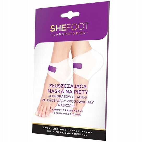 Отшелушивающая маска для пяток SheFoot
Отшелушивающая маска для пяток SheFoot