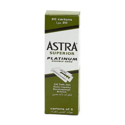 Лезвия для безопасной бритвы Astra Platinum Double Edge, 100 шт., P&G
Лезвия для безопасной бритвы Astra Platinum Double Edge, 100 шт., P&G