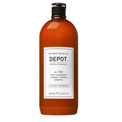 № 102 Шампунь против перхоти и кожного сала 1000 мл Depot
№ 102 Шампунь против перхоти и кожного сала 1000 мл Depot