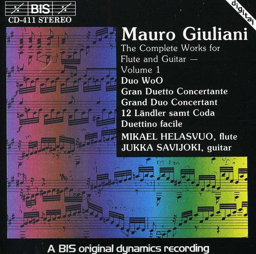 CD диск Giuliani / Helasvuo / Savijoki: Complete Works for Flute & Guitar 1
CD диск Giuliani / Helasvuo / Savijoki: Complete Works for Flute & Guitar 1