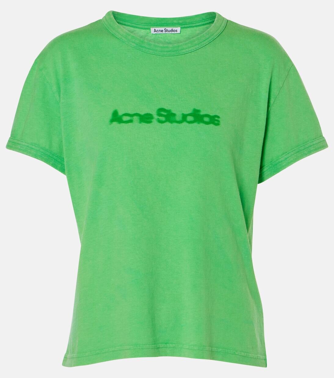 Футболка из хлопка с логотипом Acne Studios, цвет bright green
Футболка из хлопка с логотипом Acne Studios, цвет bright green