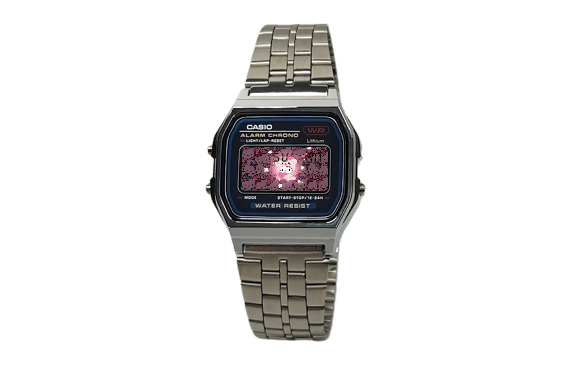 CASIO Кварцевые часы унисекс с черным циферблатом на стальном браслете
CASIO Кварцевые часы унисекс с черным циферблатом на стальном браслете