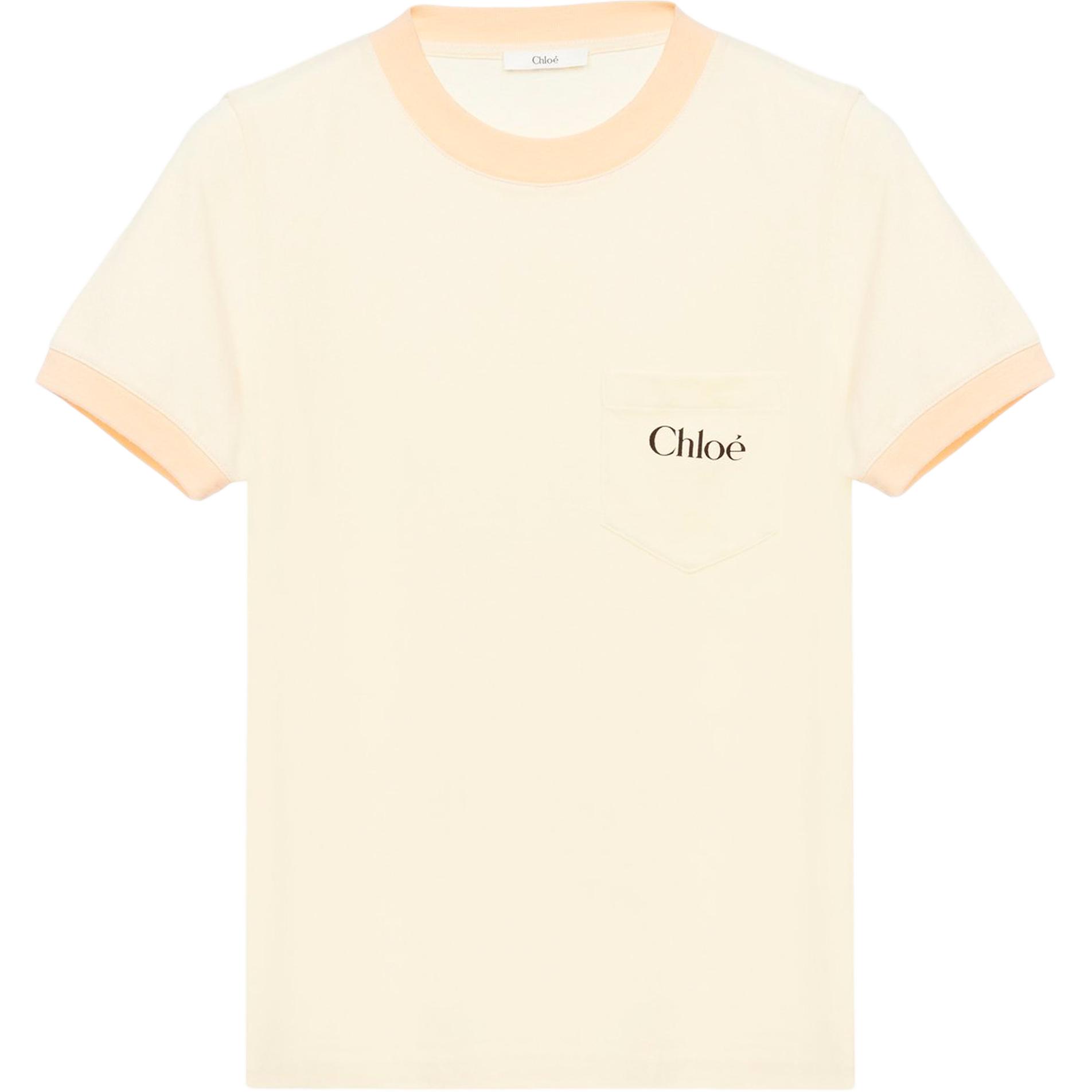 Футболка с логотипом Chloé, бежевый
Футболка с логотипом Chloé, бежевый