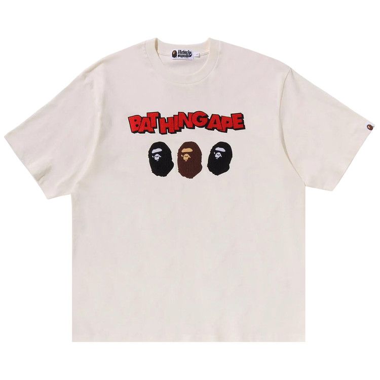 Футболка BAPE Triple Ape Head Relaxed Fit Tee, Ivory
Футболка BAPE Triple Ape Head Relaxed Fit Tee, Ivory