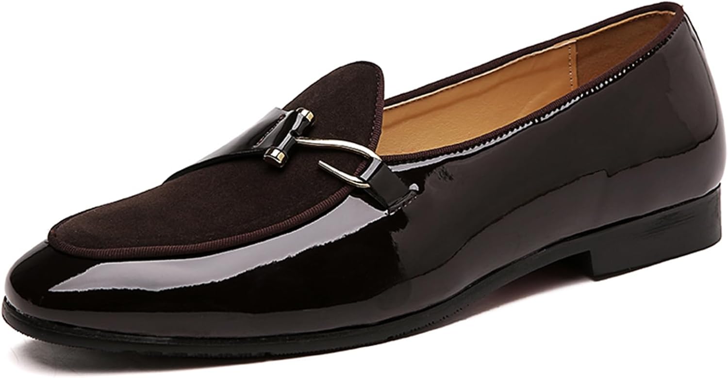 Мужские туфли слипоны из лакированной замши, круглый носок, низкий каблук, противоскользящая подошва, для формальных мероприятий, бизнеса, повседневной носки, вечеринок, свадеб и офиса Psieicwm, коричневый
Мужские туфли слипоны из лакированной замши, круглый носок, низкий каблук, противоскользящая подошва, для формальных мероприятий, бизнеса, повседневной носки, вечеринок, свадеб и офиса Psieicwm, коричневый