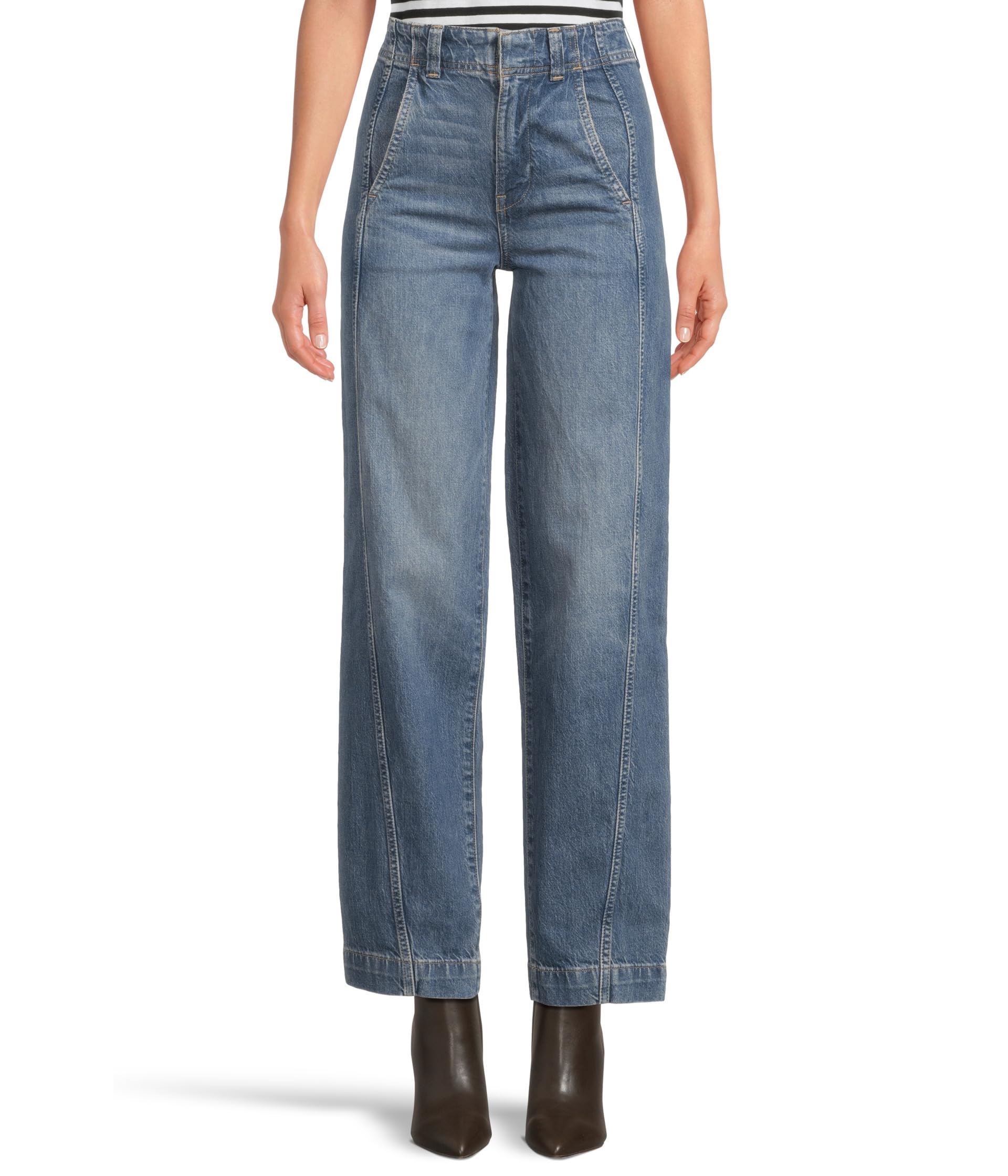 Джинсы Madewell Tapered Trouser In Rinse In Concho Wash, Concho Wash 
Джинсы Madewell Tapered Trouser In Rinse In Concho Wash, Concho Wash