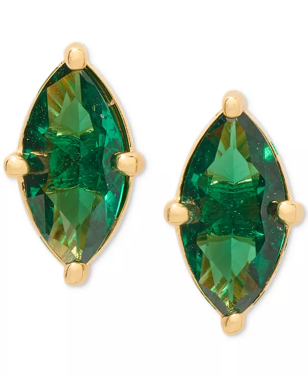 Фирменные серьги-гвоздики с солитером Kate Spade New York, emerald
Фирменные серьги-гвоздики с солитером Kate Spade New York, emerald