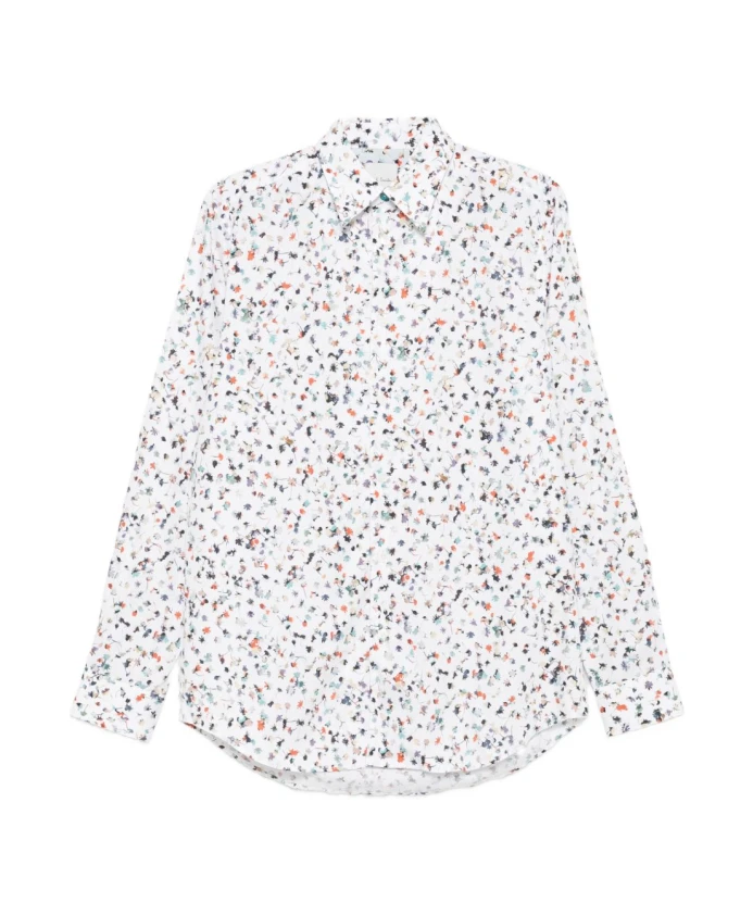 Белая рубашка с цветочным узором Paul Smith, мультиколор
Белая рубашка с цветочным узором Paul Smith, мультиколор