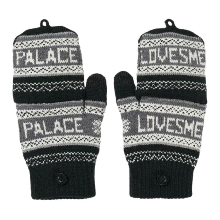 Palace Вязаные перчатки унисекс, черные
Palace Вязаные перчатки унисекс, черные