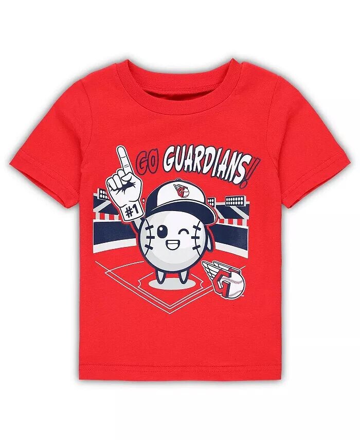 Красная футболка для мальчиков и девочек Cleveland Guardians Ball Boy для малышей Outerstuff
Красная футболка для мальчиков и девочек Cleveland Guardians Ball Boy для малышей Outerstuff
