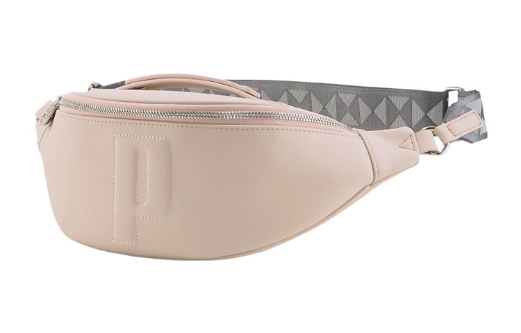 Синтетическая кожаная поясная сумка, женская обычная розовая PUMA
Синтетическая кожаная поясная сумка, женская обычная розовая PUMA