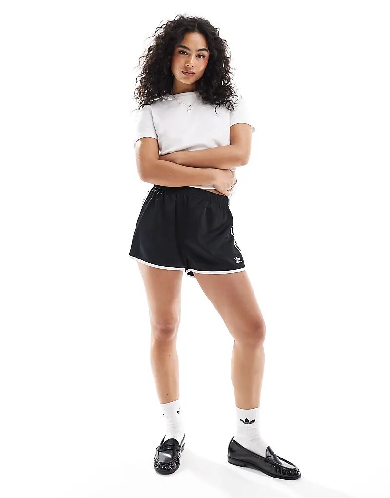 Шорты-спринтеры с тремя полосками черного цвета adidas Originals
Шорты-спринтеры с тремя полосками черного цвета adidas Originals