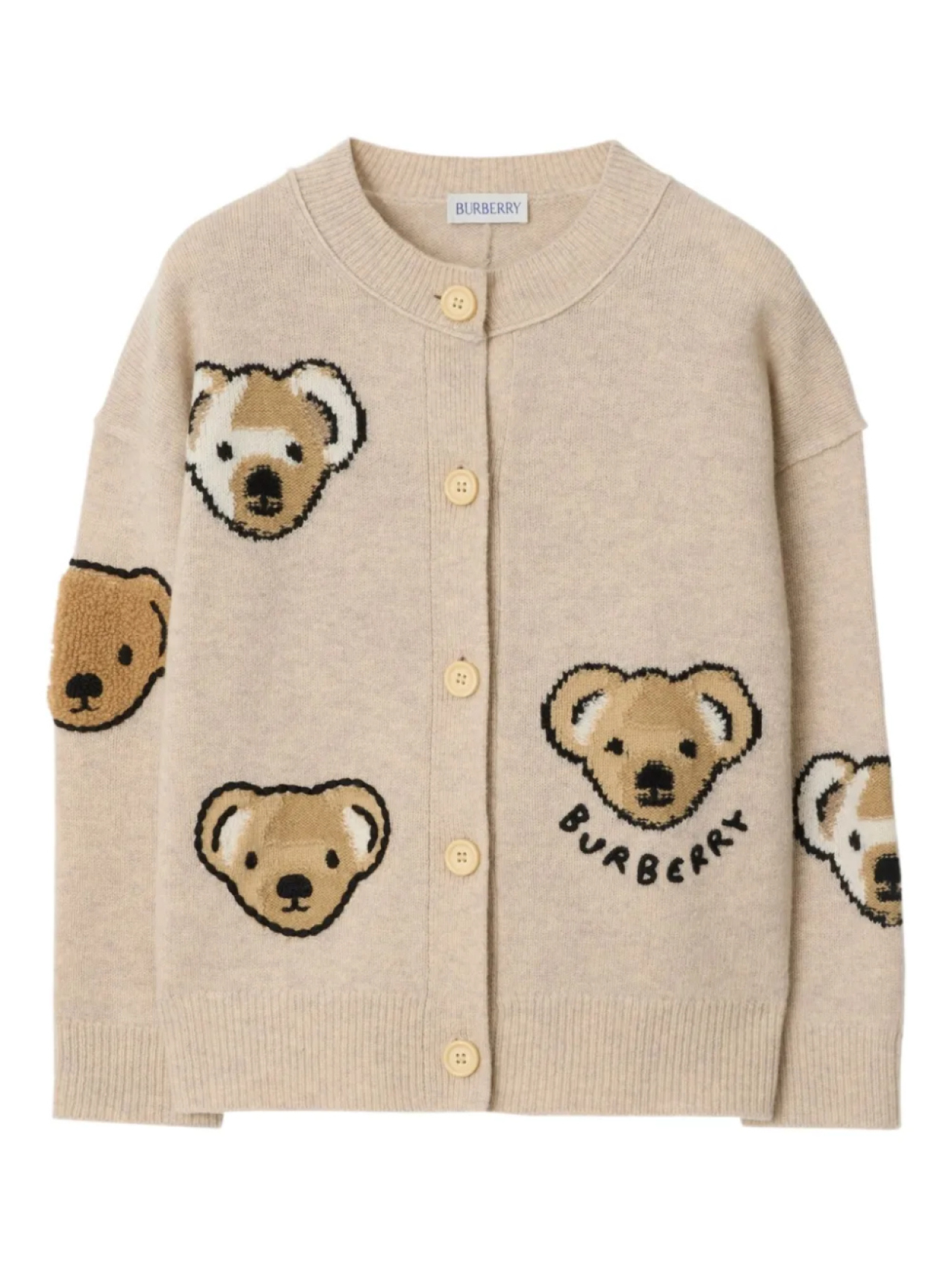 Шерстяной кардиган Burberry Kids Thomas Bear, нейтральный
Шерстяной кардиган Burberry Kids Thomas Bear, нейтральный