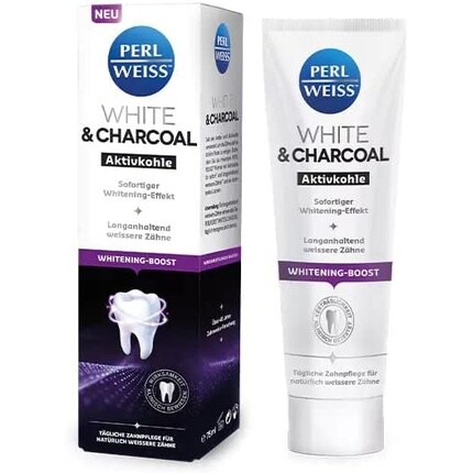 Активированный уголь Perlweiss White & Charcoal 75 мл
Активированный уголь Perlweiss White & Charcoal 75 мл