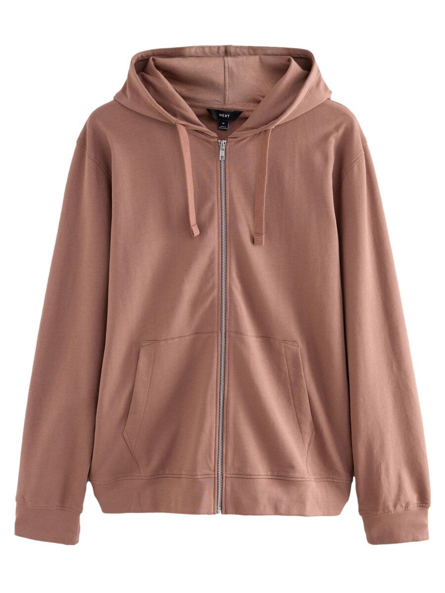 Толстовка с капюшоном на молнии Next, коричневый
Толстовка с капюшоном на молнии Next, коричневый