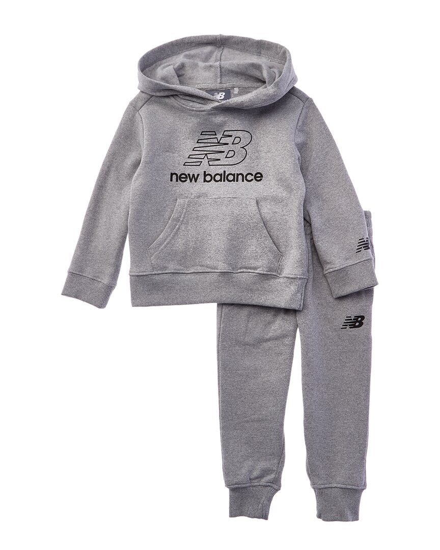 Комплект New Balance из 2 предметов: флисовая толстовка и спортивные штаны, серый
Комплект New Balance из 2 предметов: флисовая толстовка и спортивные штаны, серый