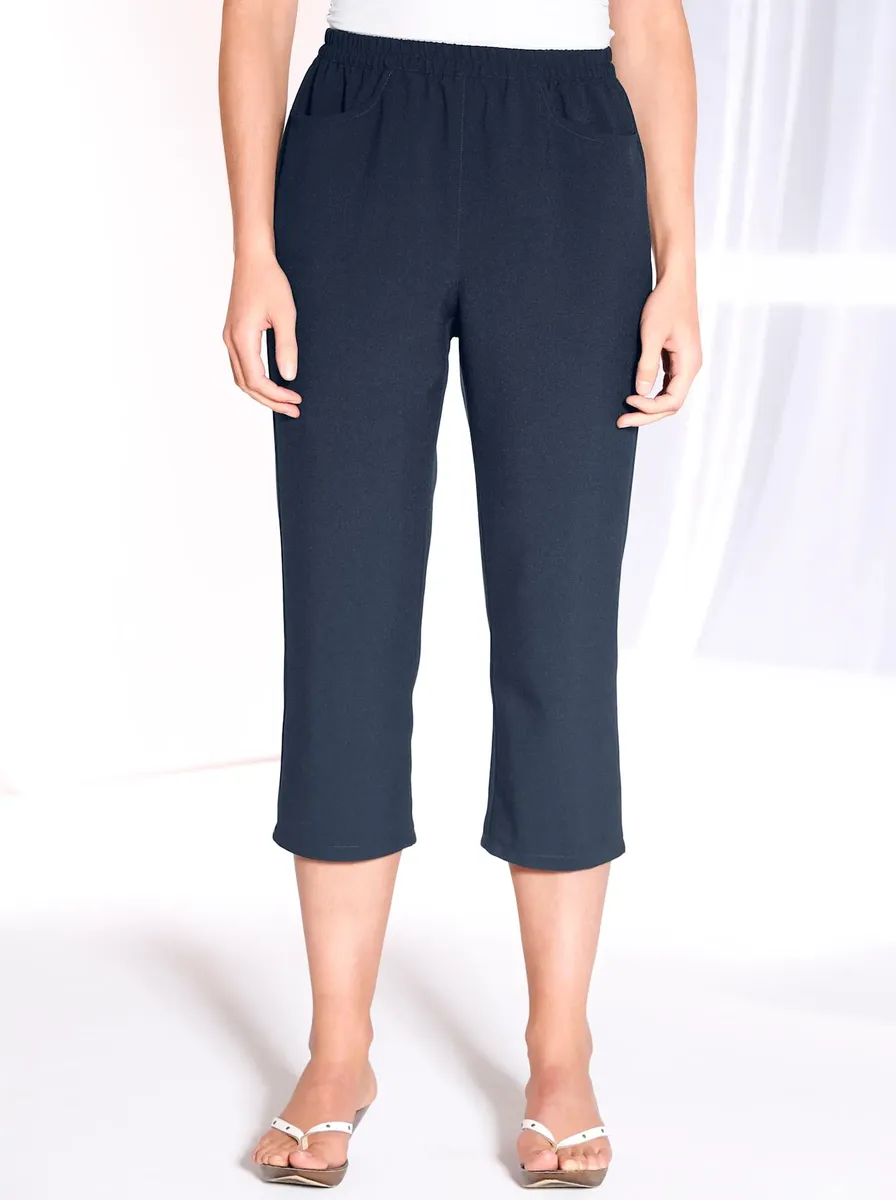 Классические базовые капри Classic Basics, цвет морской волны 
Классические базовые капри Classic Basics, цвет морской волны