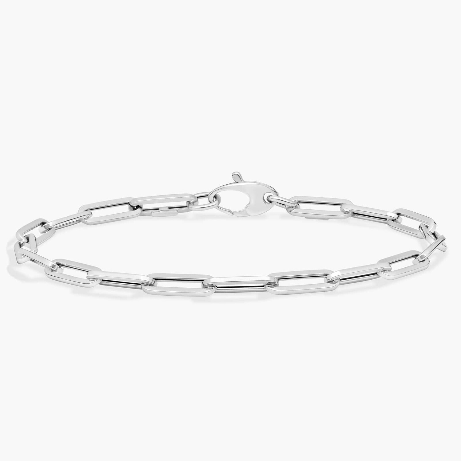 Браслет-скрепка 7,5 дюйма из итальянского белого золота 14 карат (4 мм) Blue Nile
Браслет-скрепка 7,5 дюйма из итальянского белого золота 14 карат (4 мм) Blue Nile