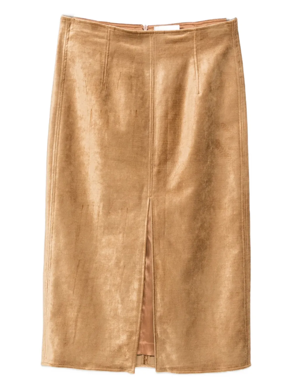 Юбка с разрезом спереди Forte Forte, коричневый
Юбка с разрезом спереди Forte Forte, коричневый