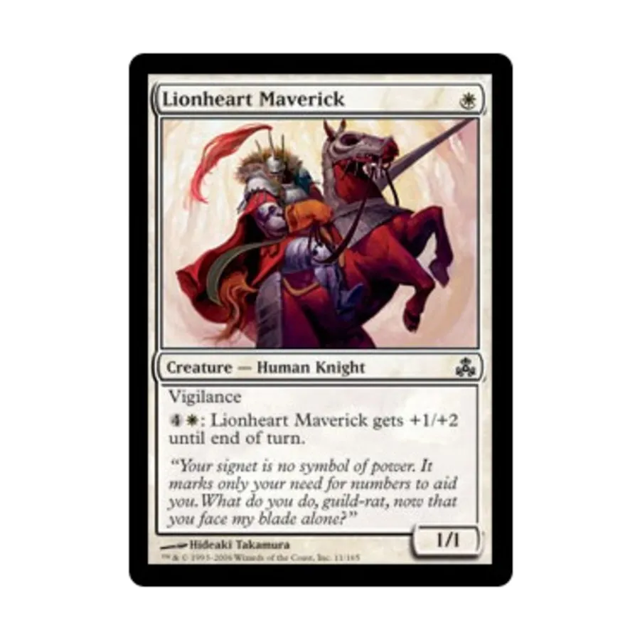 CCG Львиное Сердце Маверик (C) (Фольга), MTG - Guildpact
CCG Львиное Сердце Маверик (C) (Фольга), MTG - Guildpact