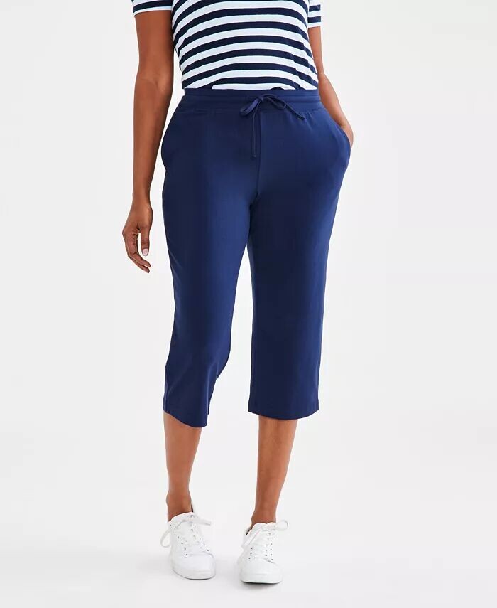 Женские спортивные штаны-капри со средней посадкой Style & Co, синий
Женские спортивные штаны-капри со средней посадкой Style & Co, синий