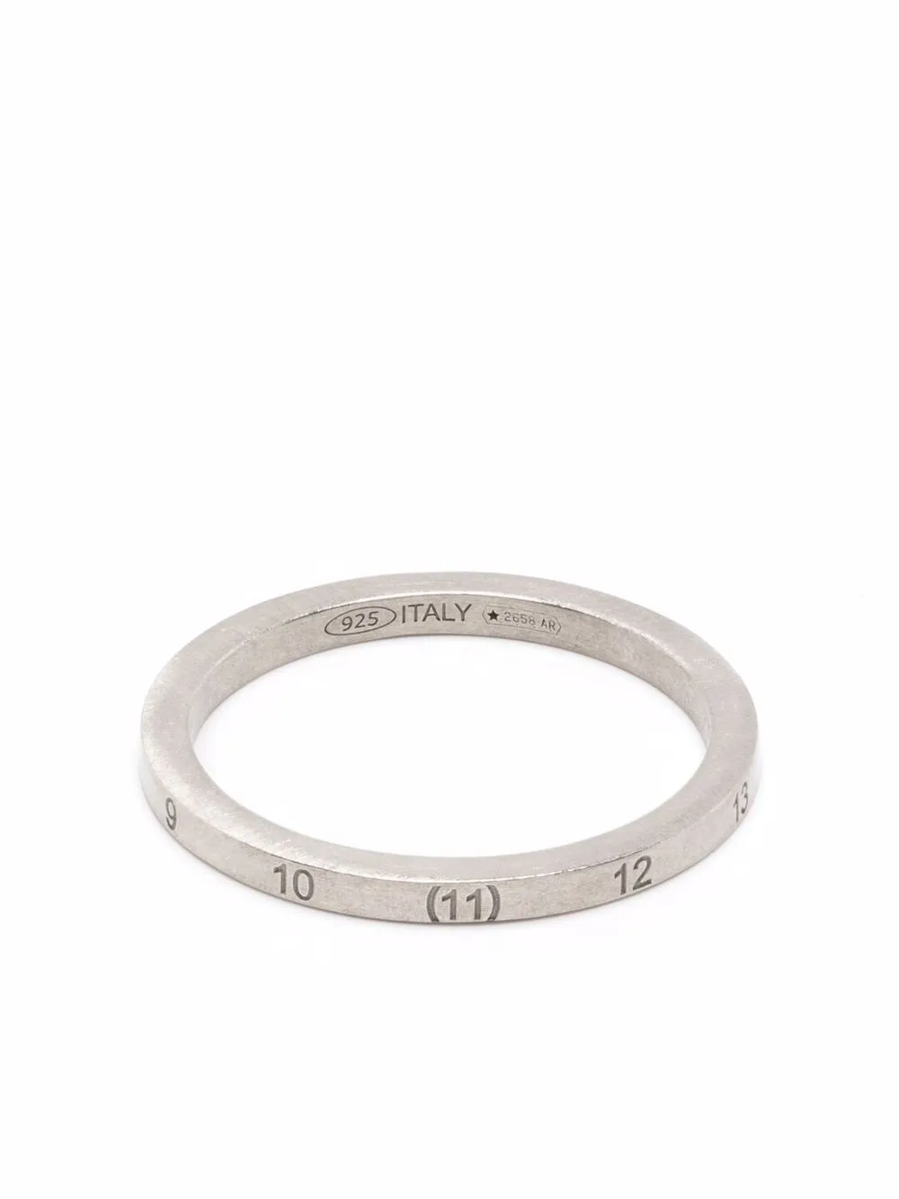 Кольцо с гравировкой MAISON MARGIELA, серебяный
Кольцо с гравировкой MAISON MARGIELA, серебяный