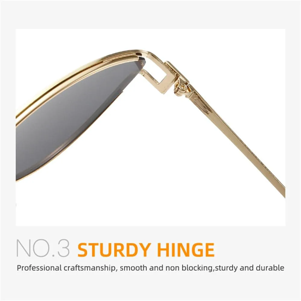 Ретро маленькие женские солнцезащитные очки без оправы с градиентным зеркальным покрытием, защита от УФ-излучения UV400, мужские солнцезащитные очки VFDHN, 7
Ретро маленькие женские солнцезащитные очки без оправы с градиентным зеркальным покрытием, защита от УФ-излучения UV400, мужские солнцезащитные очки VFDHN, 7