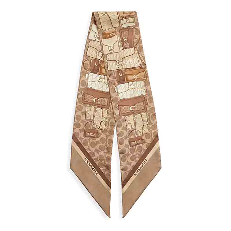 COACH Шёлковый шарф женский хаки, Khaki
COACH Шёлковый шарф женский хаки, Khaki