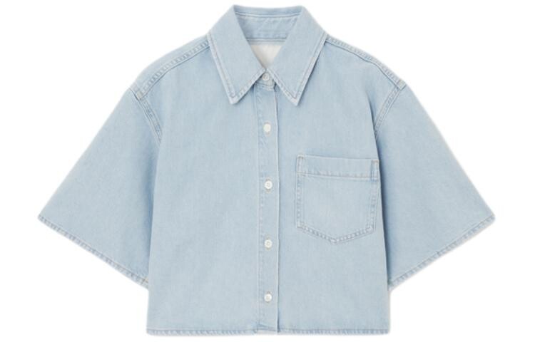 Рубашка женская светло-голубая Cos 
Рубашка женская светло-голубая Cos