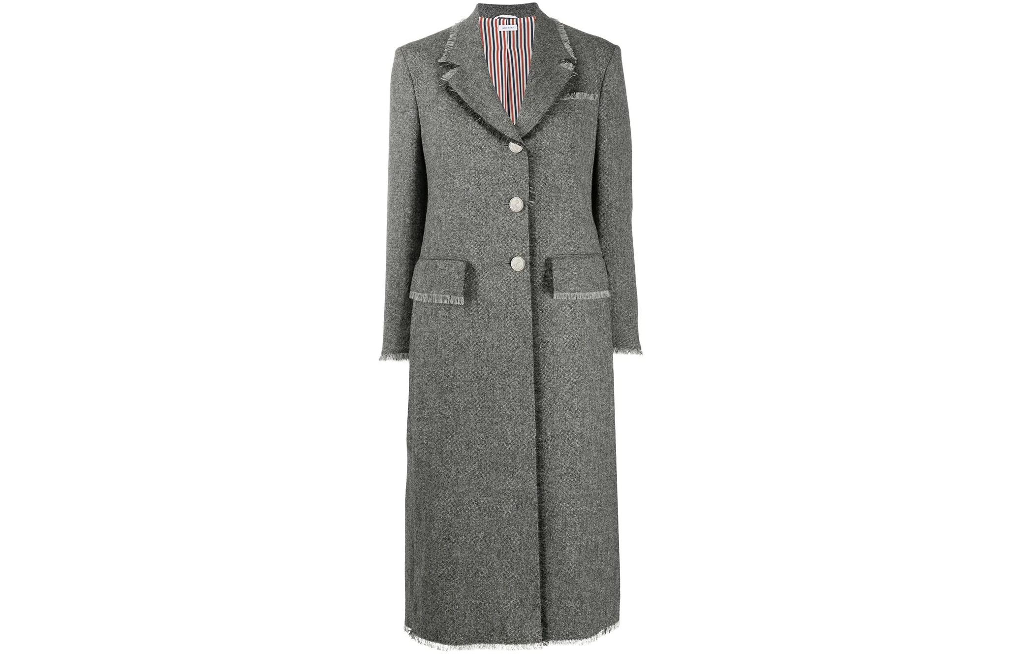 Пальто в полоску RWB THOM BROWNE, серый
Пальто в полоску RWB THOM BROWNE, серый