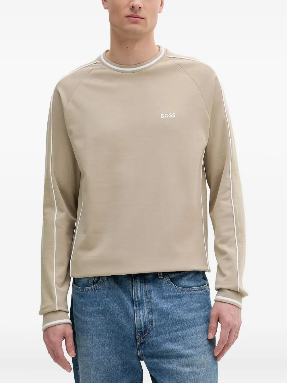 Толстовка с круглым вырезом BOSS, нейтральный
Толстовка с круглым вырезом BOSS, нейтральный