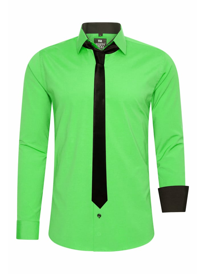 Rusty Neal Рубашка и галстук зеленого цвета
Rusty Neal Рубашка и галстук зеленого цвета