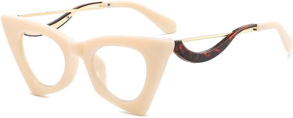 Модные уникальные солнцезащитные очки «кошачий глаз» для женщин, ретро-очки, яркие очки с защитой от УФ-излучения UV400 для мужчин, оправа конфетных цветов TKKTLLT, Beige Clear
Модные уникальные солнцезащитные очки «кошачий глаз» для женщин, ретро-очки, яркие очки с защитой от УФ-излучения UV400 для мужчин, оправа конфетных цветов TKKTLLT, Beige Clear