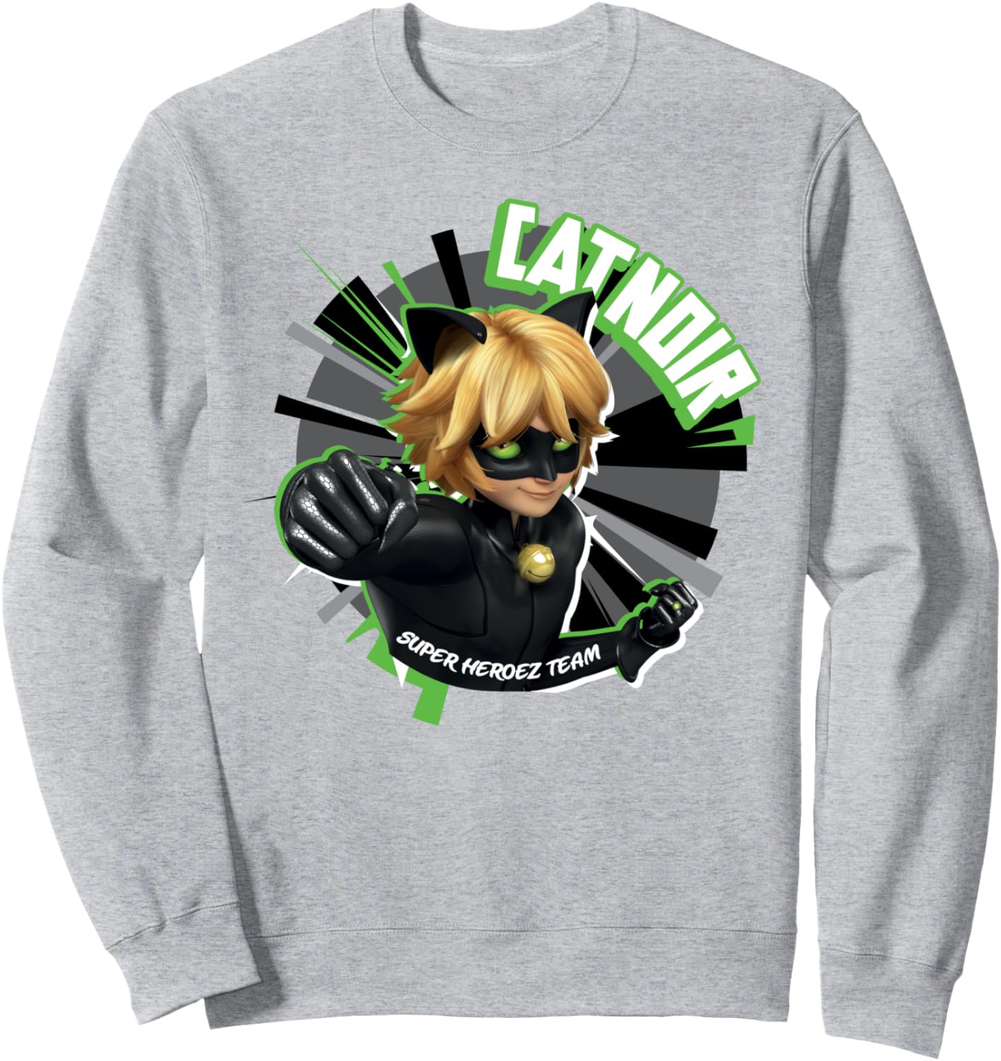 Толстовка команды супергероев Кота Нуара из коллекции Miraculous, серый
Толстовка команды супергероев Кота Нуара из коллекции Miraculous, серый