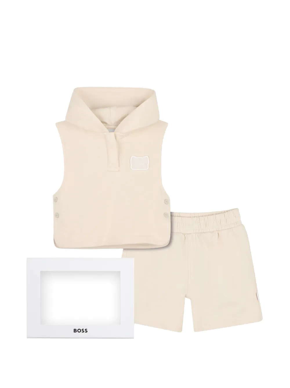 Спортивный костюм с капюшоном Boss Kidswear, бежевый
Спортивный костюм с капюшоном Boss Kidswear, бежевый