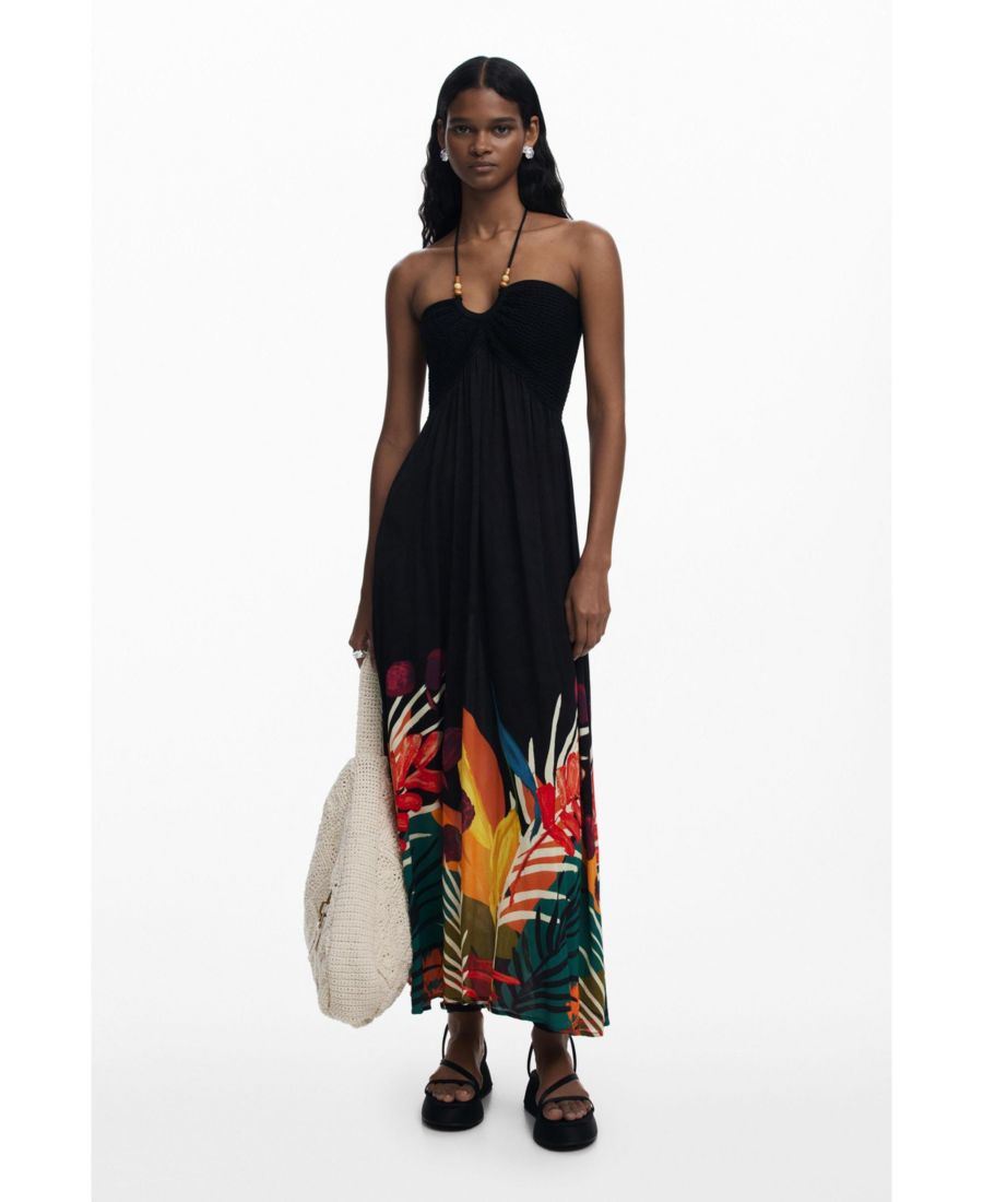 Женское тропическое макси-платье Desigual, Black
Женское тропическое макси-платье Desigual, Black