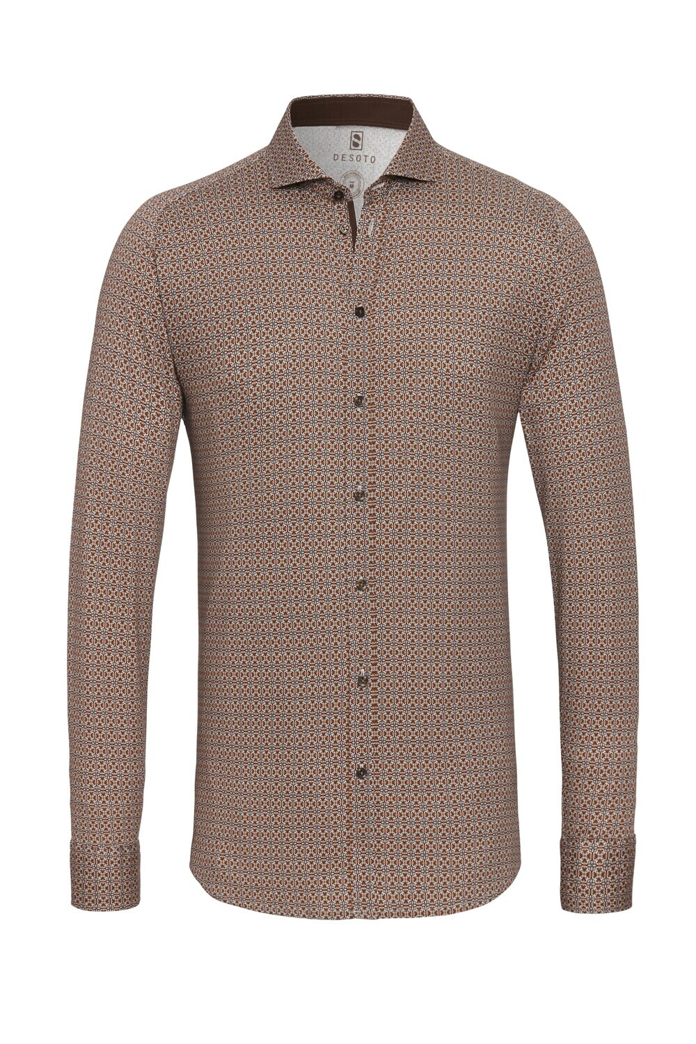 Рубашка узкого кроя на пуговицах Desoto, темно-рыжий/светло-коричневый
Рубашка узкого кроя на пуговицах Desoto, темно-рыжий/светло-коричневый