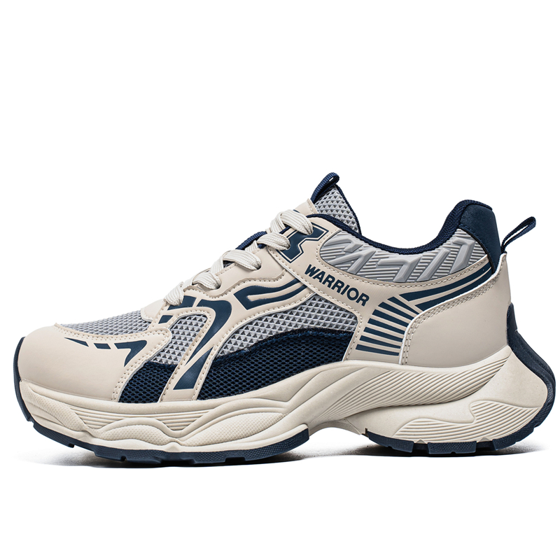 Нескользящие, износостойкие, дышащие низкие кроссовки на массивной подошве для мужчин WARRIOR, Gray Khaki
Нескользящие, износостойкие, дышащие низкие кроссовки на массивной подошве для мужчин WARRIOR, Gray Khaki