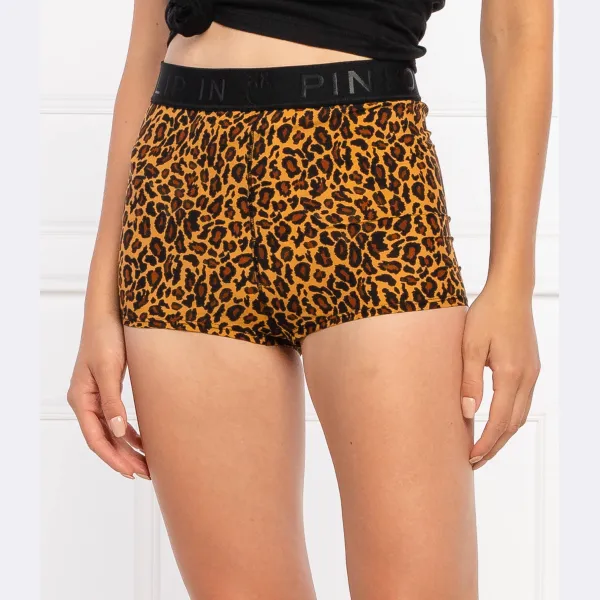 Узкие пижамные шорты Pinko, коричневый
Узкие пижамные шорты Pinko, коричневый