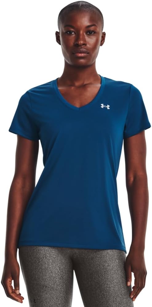 Under Armour женская футболка Tech V-Neck с коротким рукавом, (426) Varsity Blue/Metallic Silver, Синий, Under Armour женская футболка Tech V-Neck с коротким рукавом, (426) Varsity Blue/Metallic Silver
Under Armour женская футболка Tech V-Neck с коротким рукавом, (426) Varsity Blue/Metallic Silver, Синий, Under Armour женская футболка Tech V-Neck с коротким рукавом, (426) Varsity Blue/Metallic Silver