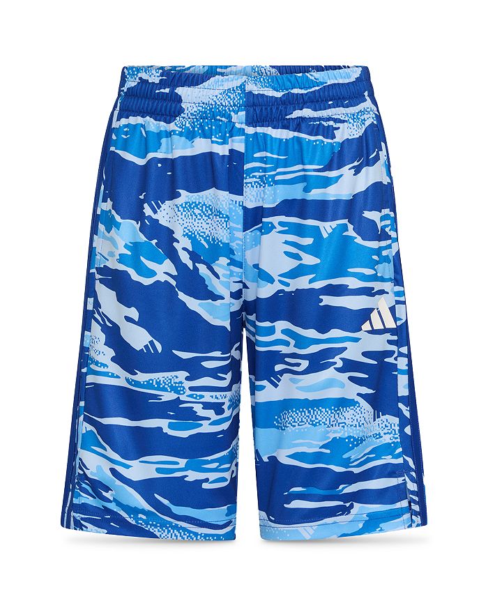 Шорты для мальчиков с эластичным поясом и принтом "Тигровый камуфляж" - Little Kid Adidas, синий
Шорты для мальчиков с эластичным поясом и принтом "Тигровый камуфляж" - Little Kid Adidas, синий